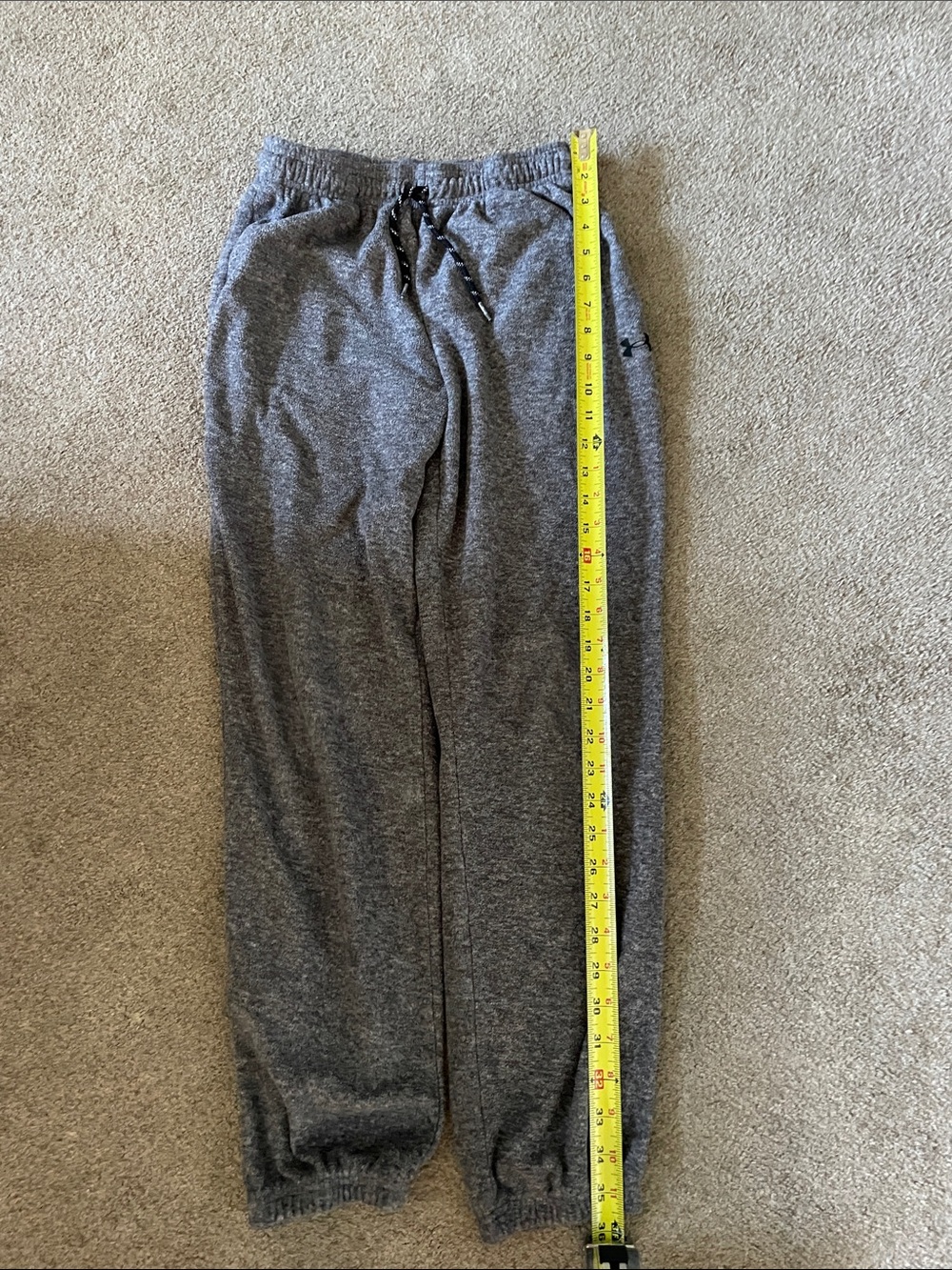 Under Armour Kids Dark Gray Heather Jogger Sweatpants